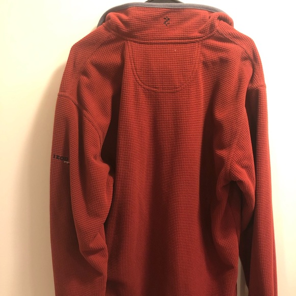 Izod, Large, Fire Orange 1/4 Zip Pullover - Picture 2 of 4